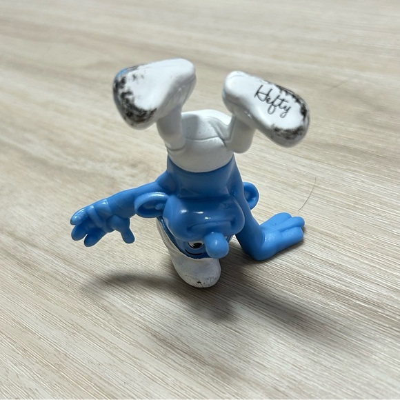 Smurfs Hefty Mcdonalds 2013 Peyo Figurine‎ Figure Blue. - Picture 1 of 7
